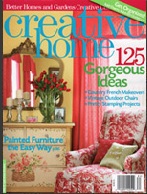 Creative Home Magazine featuring wainscoting