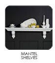 Add architectual flair to any room with a wood mantel shelf. Available in 16 designs and a rainbow of custom sizes and finish colors. 